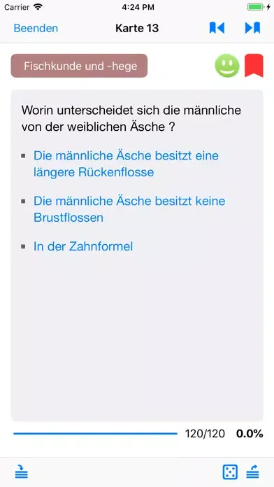 Tangkapan skrin Fischereiprüfung Brandenburg