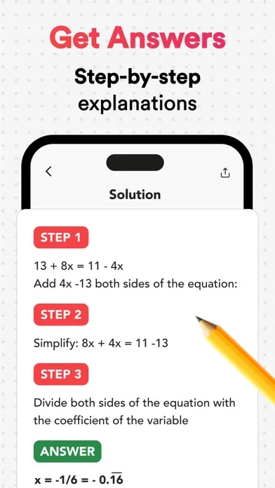 AI Homework Helper・Math Solver スクリーンショット