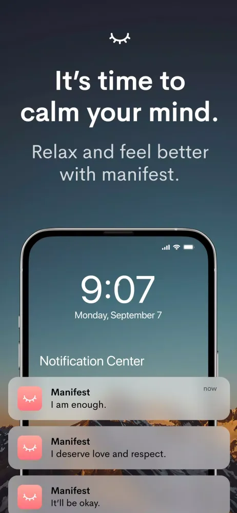 Manifest Screenshots