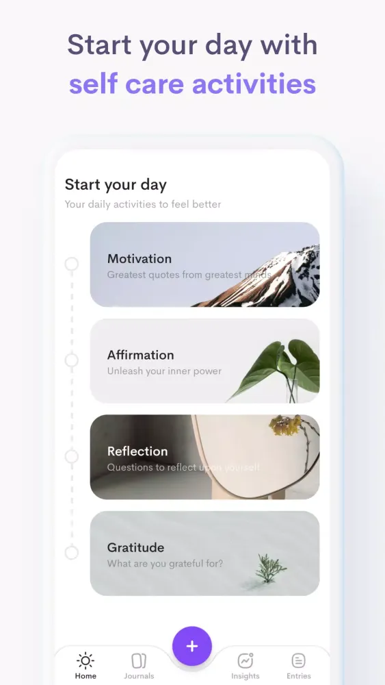 Selfcare Journal, Mood Tracker Ekran Görüntüleri