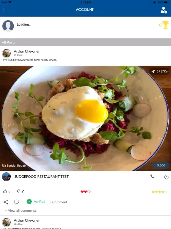 JUDGE·FOOD Advisor iPad  Ekran Görüntüleri