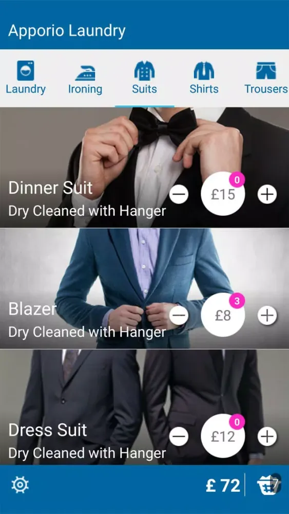 Apporio Laundry سکرین شاٹس