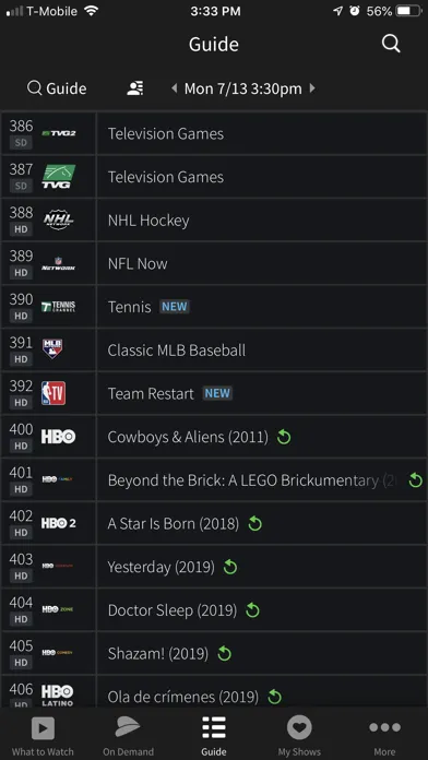 Astound TV+ Screenshots