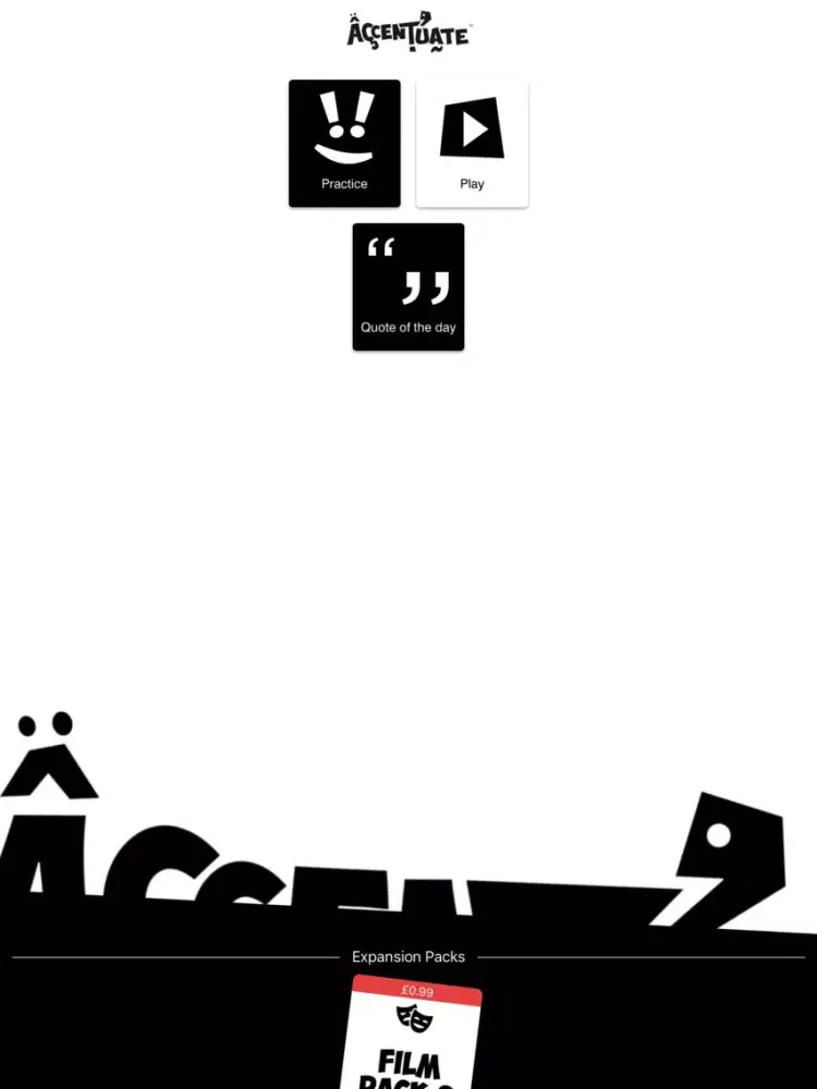 Accentuate Game - The Fun of Accents iPad  Screenshots