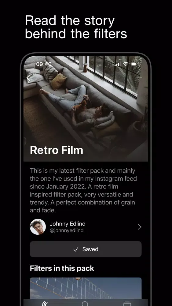 Filterstream Photo Editor سکرین شاٹس