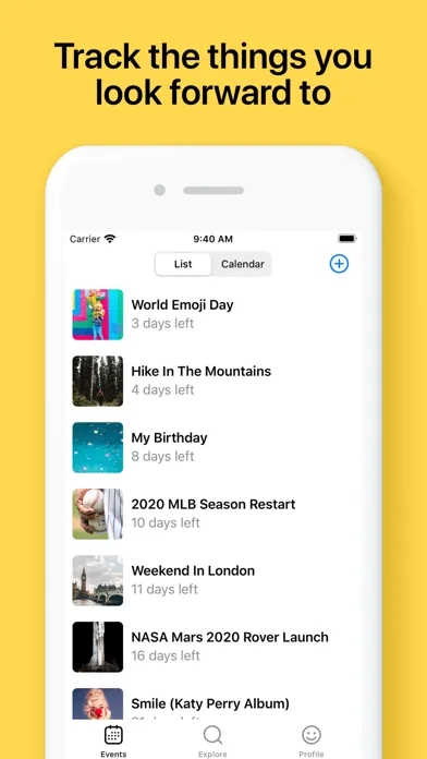 Horizon: Countdown Calendar应用截图