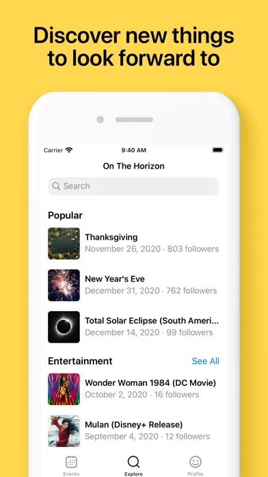 Horizon: Countdown Calendar应用截图