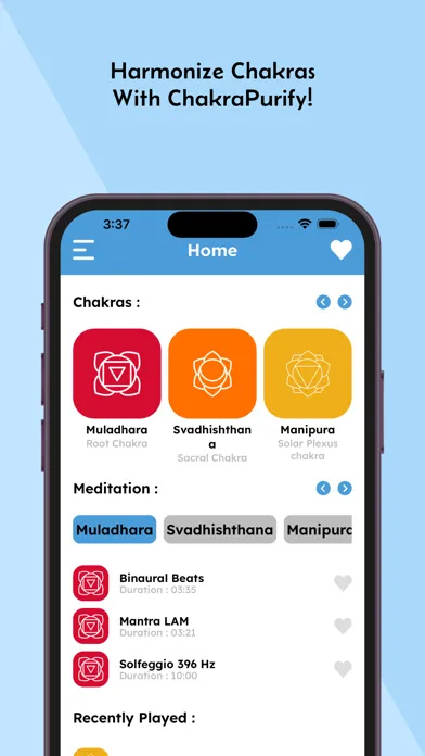ChakraPurify स्क्रीनशॉट