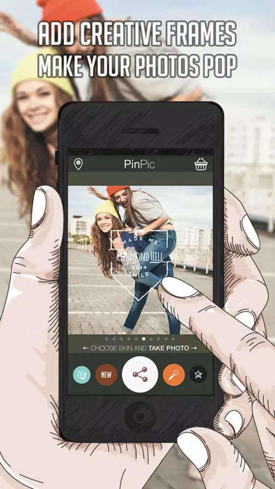 صور PinPic - Exclusive Location Badge on Photo