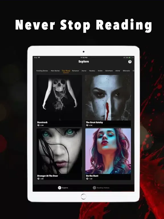 Scary Story - Chat Stories iPad  স্ক্রিনশট