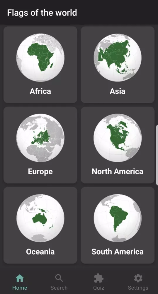 The flags of the world Screenshots