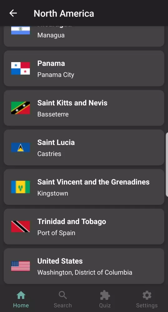 The flags of the world Screenshots