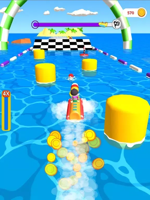 Tangkapan layar Banana Boat Riders iPad 
