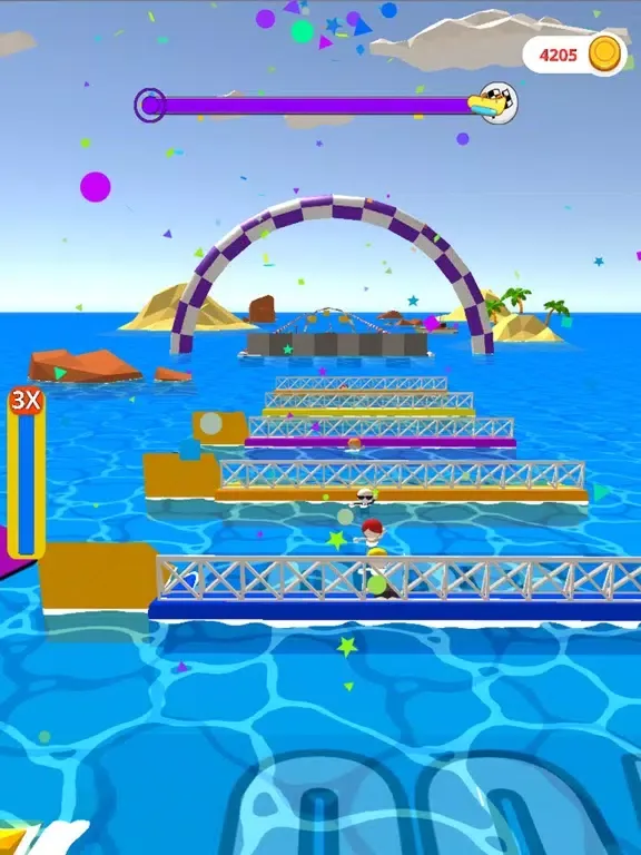 Tangkapan layar Banana Boat Riders iPad 