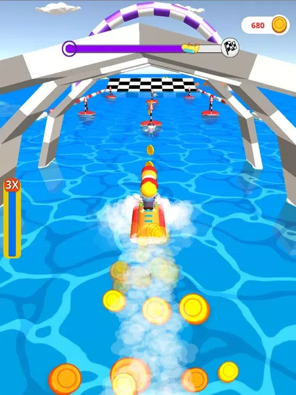Tangkapan layar Banana Boat Riders iPad 