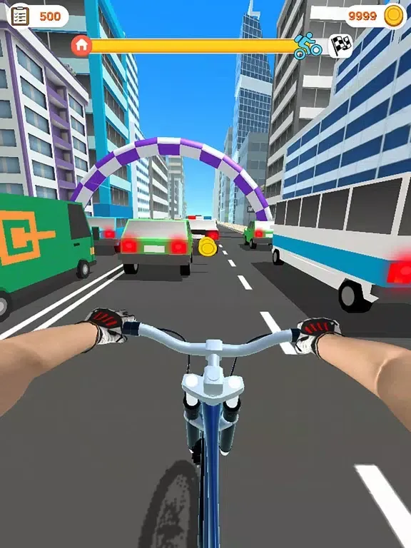 Captures d'écran de Delivery Bike : Traffic Escape iPad 