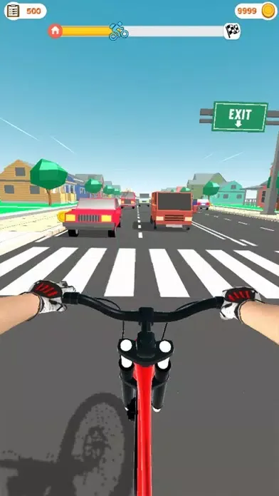 Captures d'écran de Delivery Bike : Traffic Escape