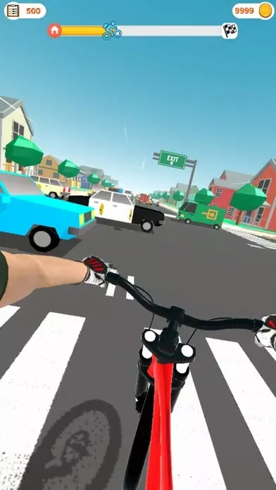Captures d'écran de Delivery Bike : Traffic Escape