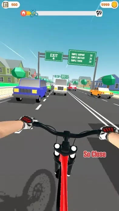Captures d'écran de Delivery Bike : Traffic Escape
