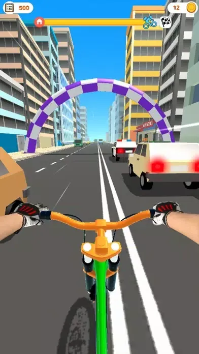Captures d'écran de Delivery Bike : Traffic Escape