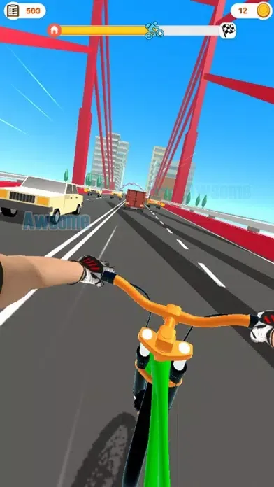Captures d'écran de Delivery Bike : Traffic Escape