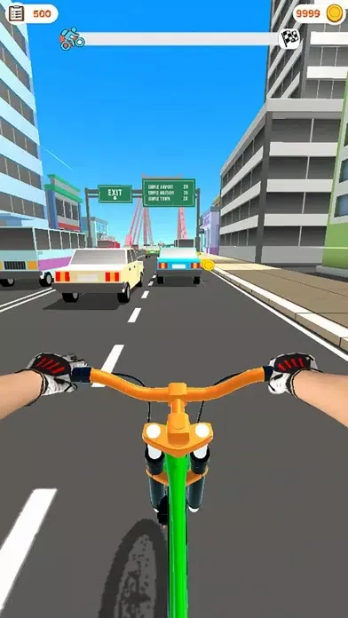 Captures d'écran de Delivery Bike : Traffic Escape