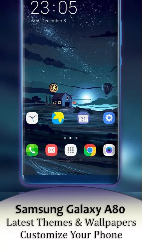 Theme for Samsung Galaxy A80 Screenshots