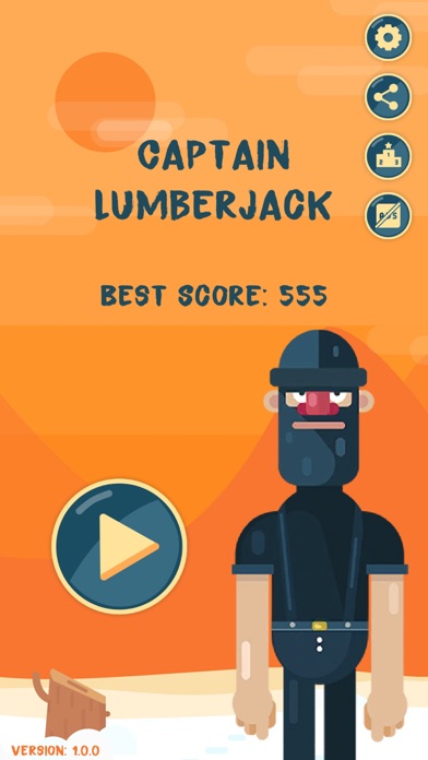 Tangkapan layar Captain Lumberjack - Chop Wood