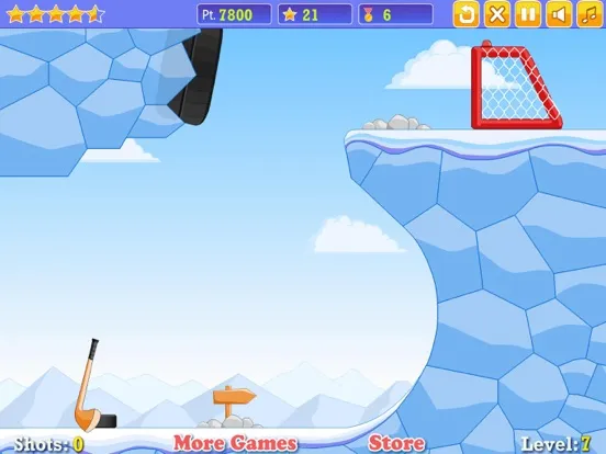 Скриншоты Fancy ice hockey iPad 