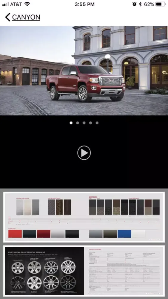 Ảnh chụp màn hình của Reno GMC