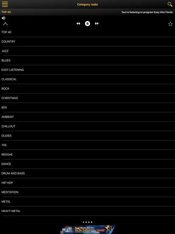 Radio FM International iPad  Screenshots