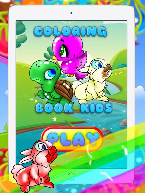 تصاویر ABC ANIMALS COLORING BOOK - FREE DRAWING PAINTING FOR TODDLER AND KIDS iPad 
