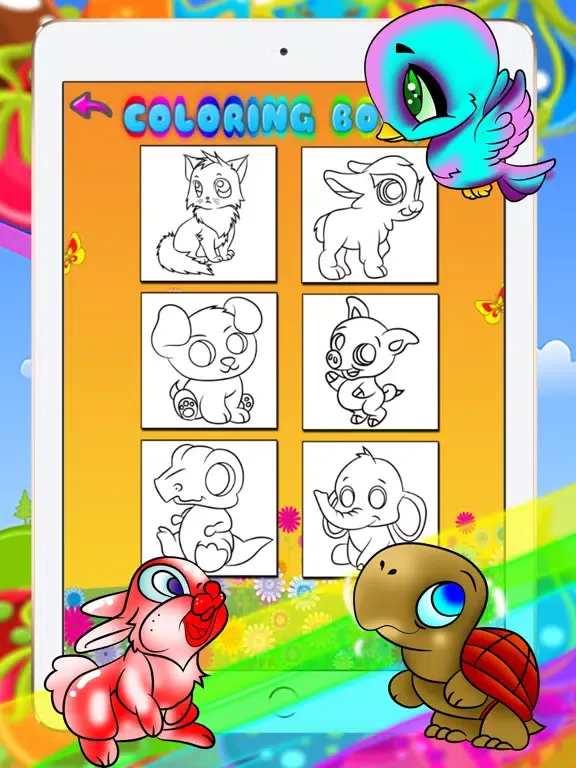 تصاویر ABC ANIMALS COLORING BOOK - FREE DRAWING PAINTING FOR TODDLER AND KIDS iPad 