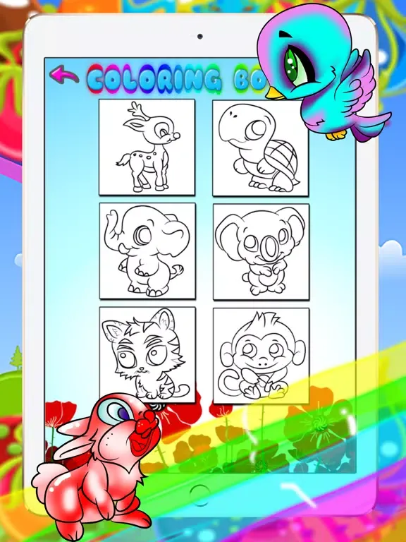 تصاویر ABC ANIMALS COLORING BOOK - FREE DRAWING PAINTING FOR TODDLER AND KIDS iPad 