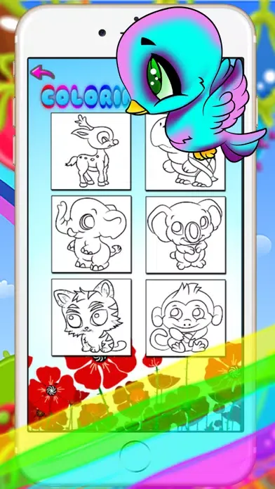 تصاویر ABC ANIMALS COLORING BOOK - FREE DRAWING PAINTING FOR TODDLER AND KIDS