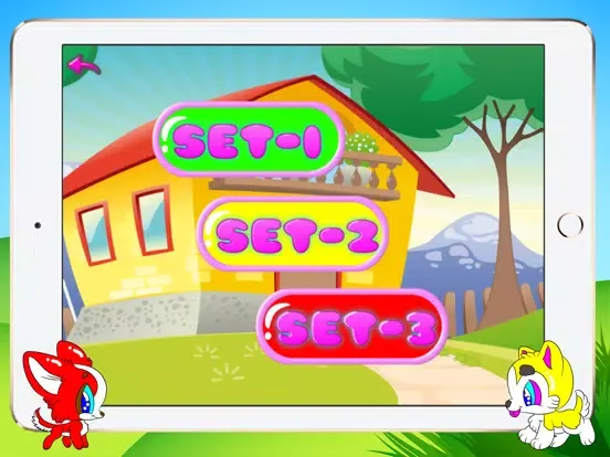 Kids Set Drawing Basics Dog Coloring Book iPad  스크린샷