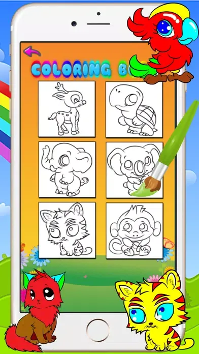 Screenshot di Animal Coloring Books - Drawing Painting Games For Kids