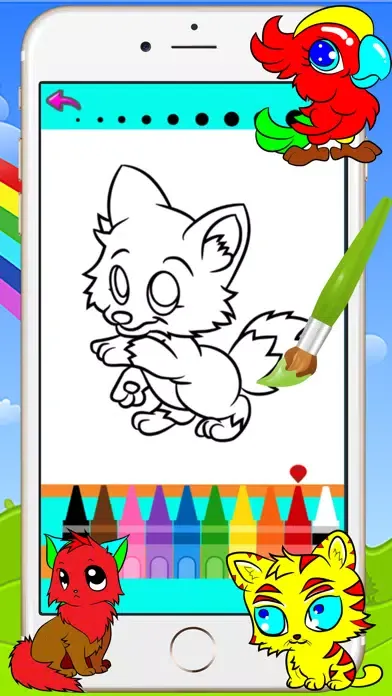 Screenshot di Animal Coloring Books - Drawing Painting Games For Kids