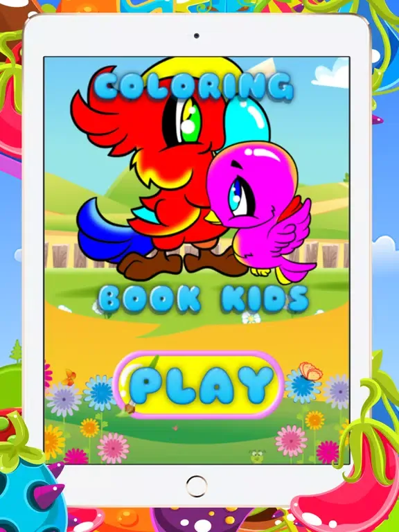Capturas de pantalla de The Birds Coloring Books For Kids - Drawing Painting Games iPad 