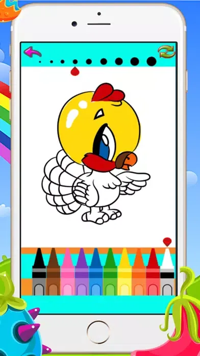 Capturas de pantalla de The Birds Coloring Books For Kids - Drawing Painting Games