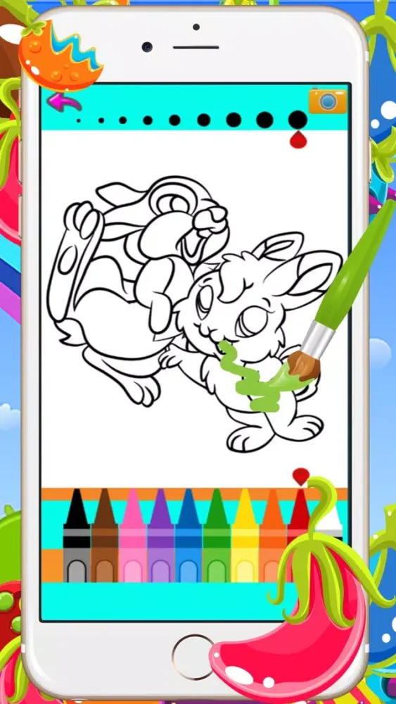 Coloring Books For Kids - Drawing Painting Easter Bunny Games Screenshots