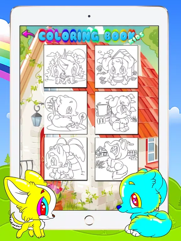 Drawing Painting Puppy - Coloring Books Games For Toddler Kids and Preschool Explorers iPad  Ekran Görüntüleri