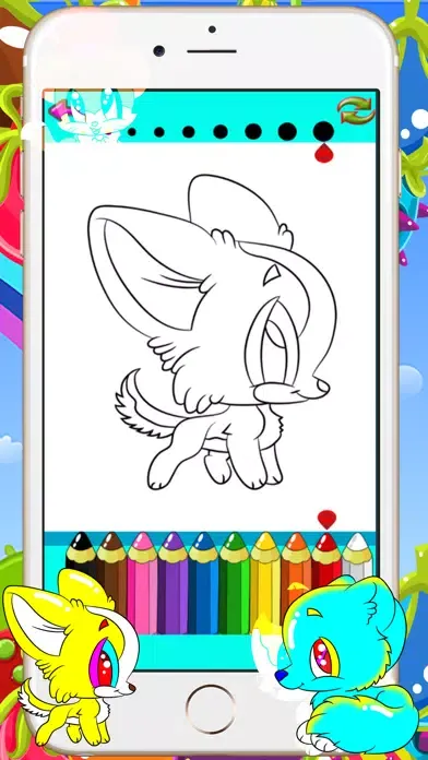 Drawing Painting Puppy - Coloring Books Games For Toddler Kids and Preschool Explorers Ekran Görüntüleri