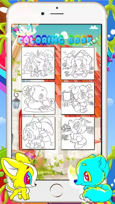Drawing Painting Puppy - Coloring Books Games For Toddler Kids and Preschool Explorers Ekran Görüntüleri