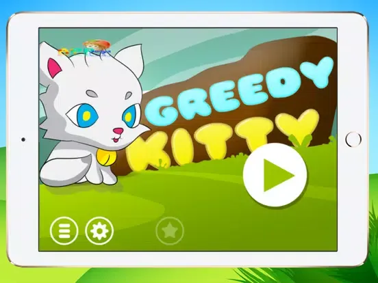 Little kitten adventure - Greedy white cat running iPad 应用截图