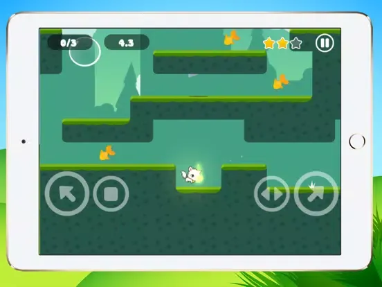 Little kitten adventure - Greedy white cat running iPad 应用截图