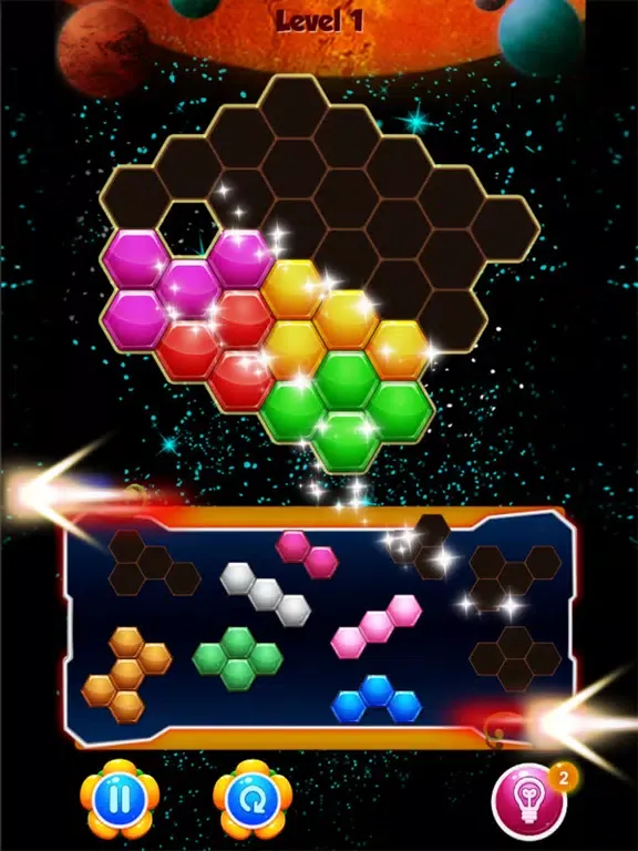 Zrzuty ekranu Hexa Fit Block Puzzle iPad 