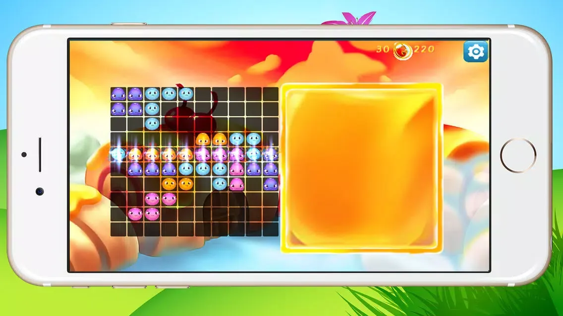 Jewel Puzzle Block Launcher Legend - Tasty Jelly and torrid blaze Bricks应用截图