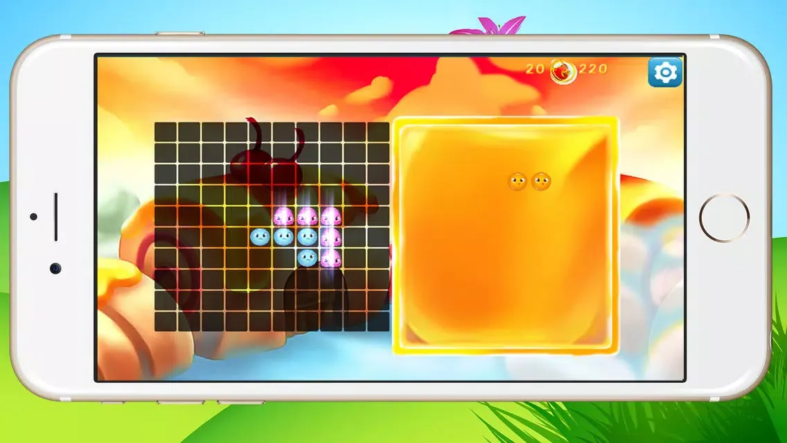 Jewel Puzzle Block Launcher Legend - Tasty Jelly and torrid blaze Bricks应用截图