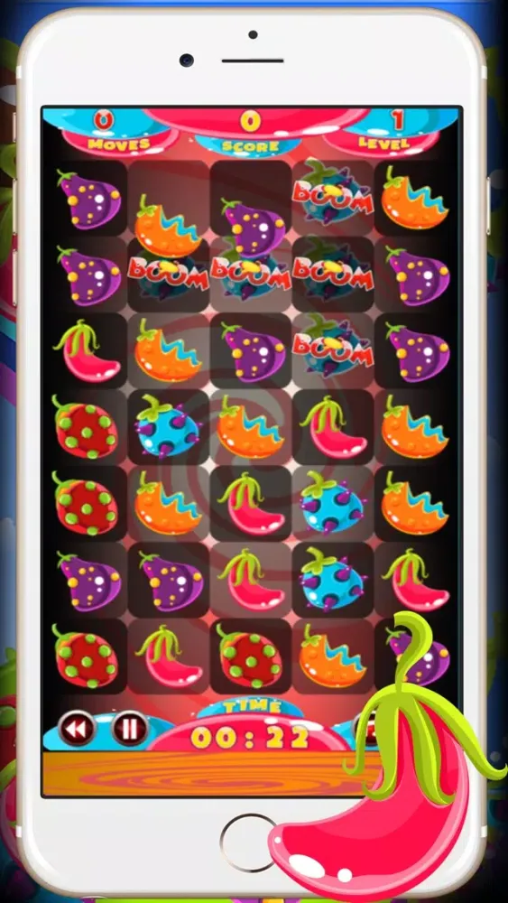 Captures d'écran de Swiped Fruits Monster Match